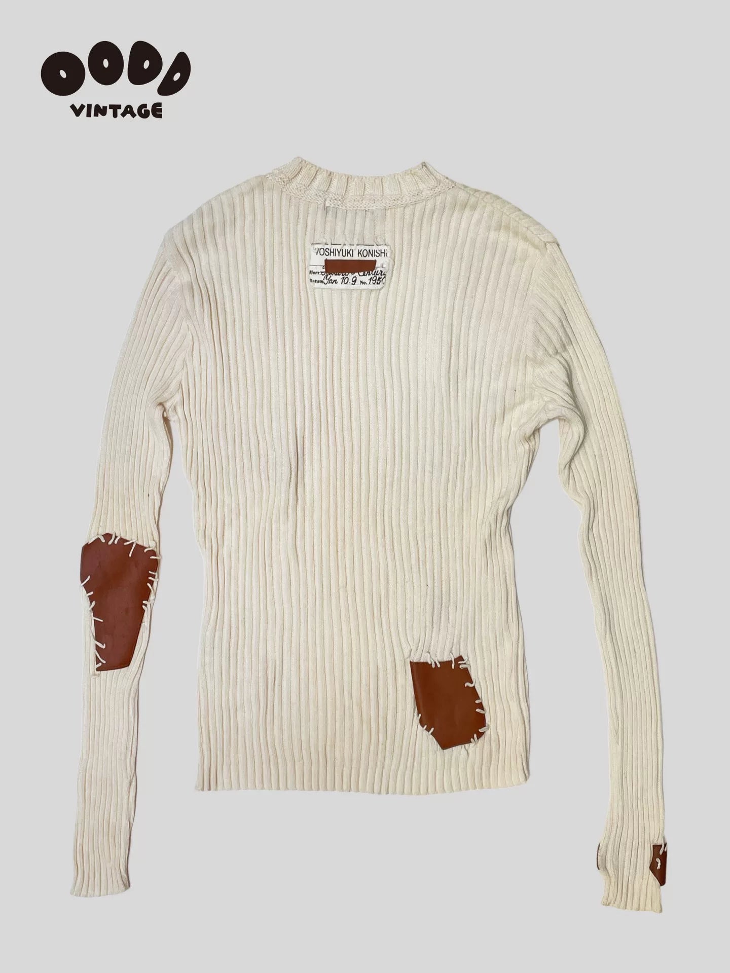 Yoshiyuki Konishi Patchwork Knit Sweater