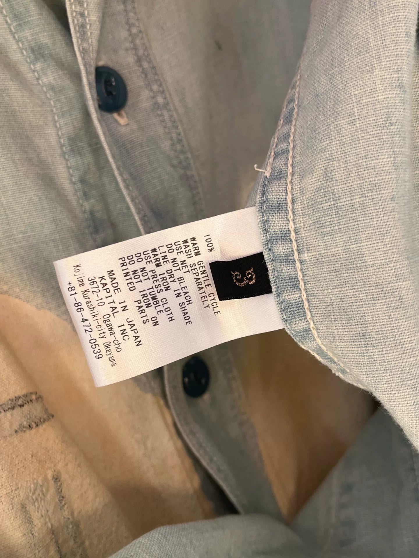 Kapital Lightweight Denim Shirt