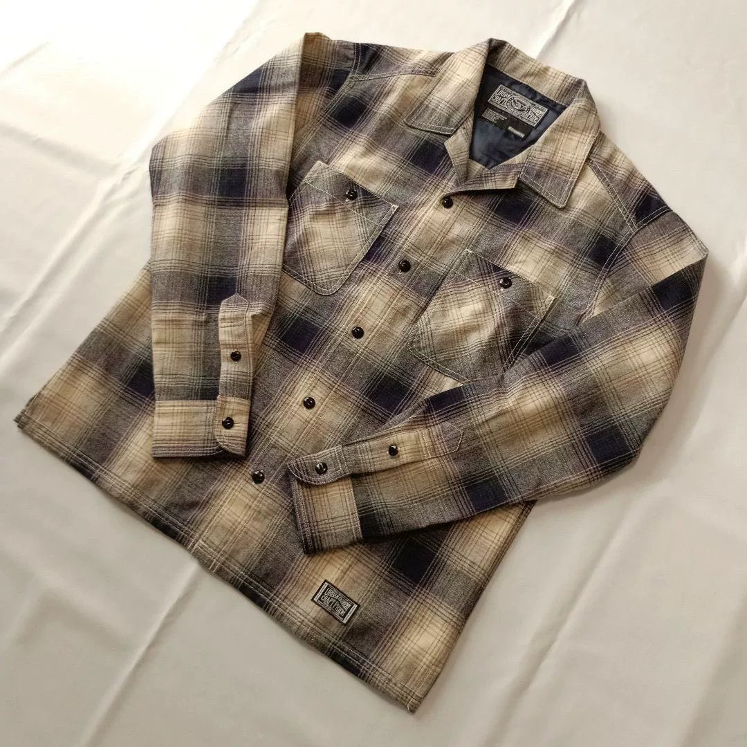 neighborhood 092BENH-SHM02 Wool Plaid Shirt