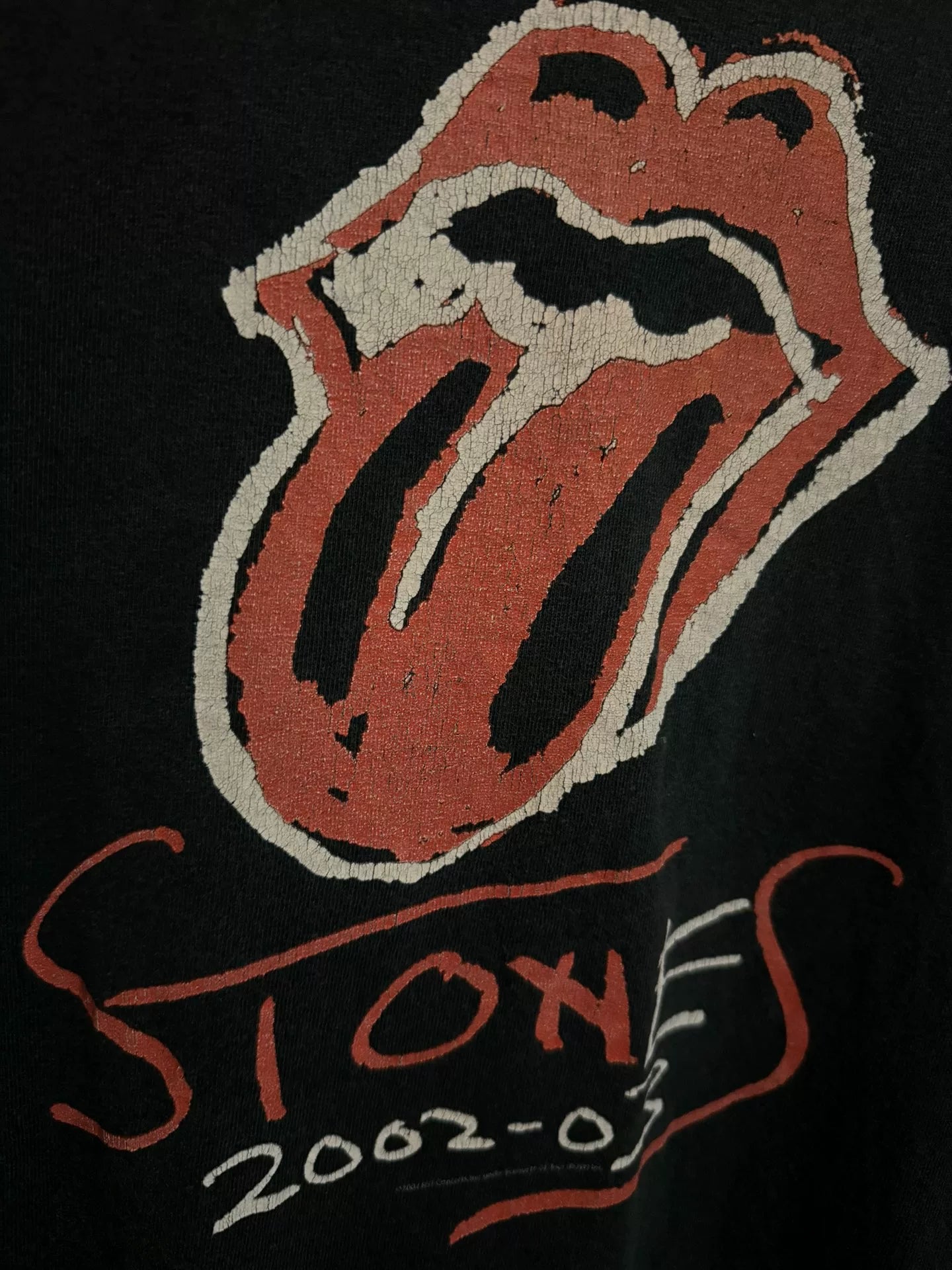 vintage rolling stones band long sleeve tee