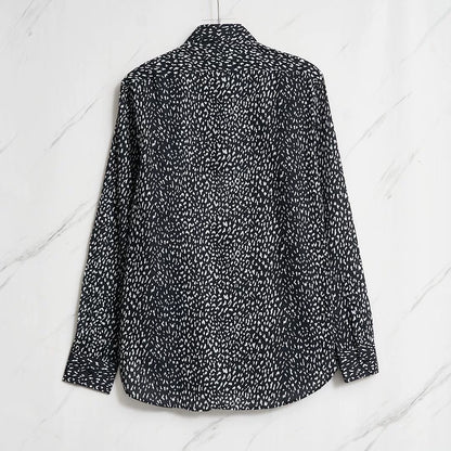 Saint Laurent Men's Polka Dot Shirt