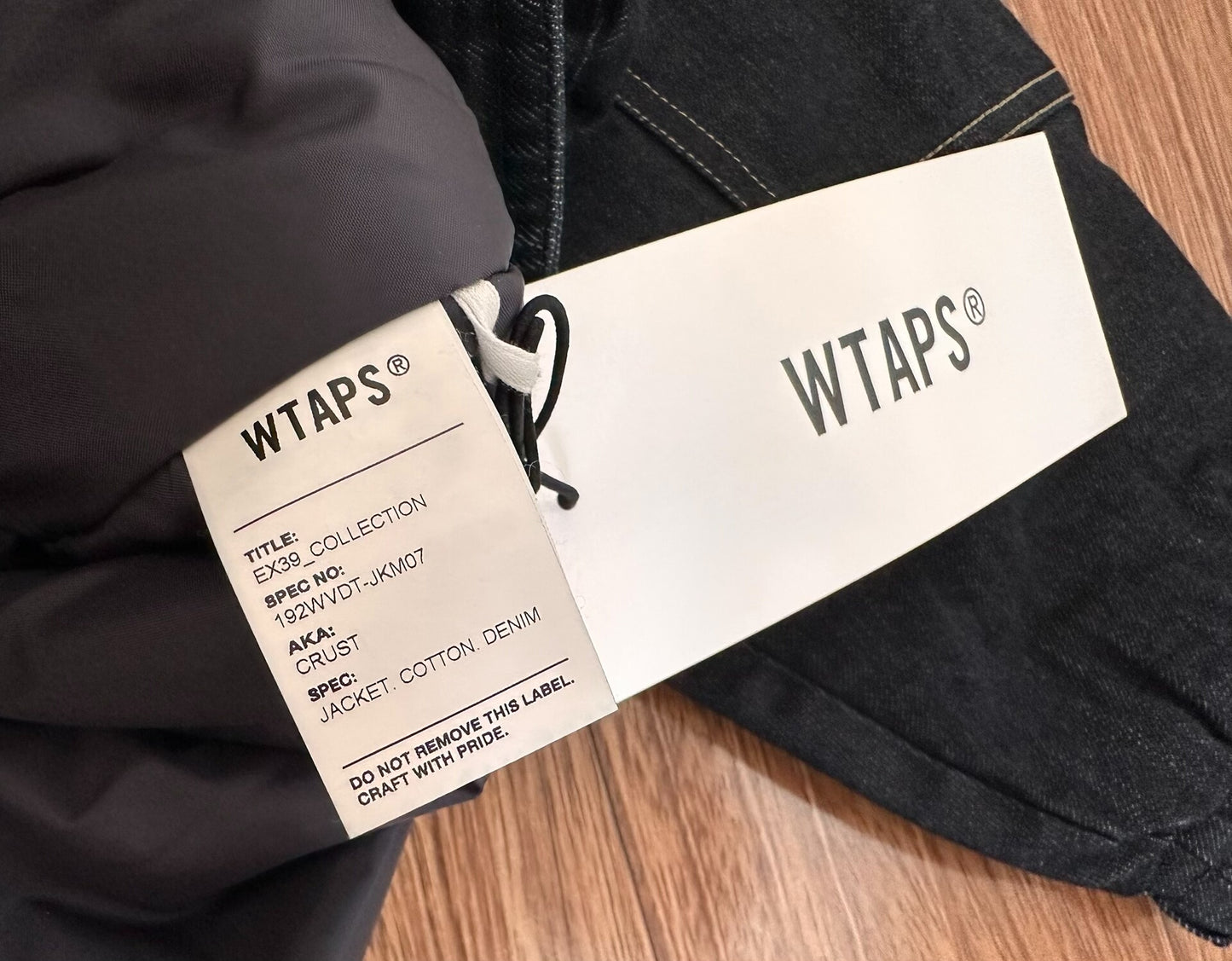 wtaps crust jacket denim outerwear