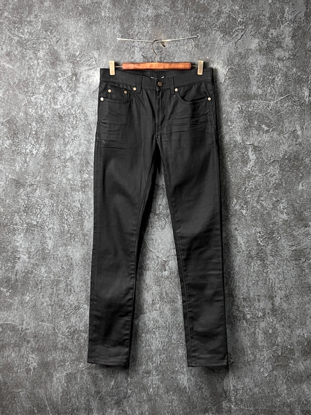 Saint Laurent Black Cotton Jeans