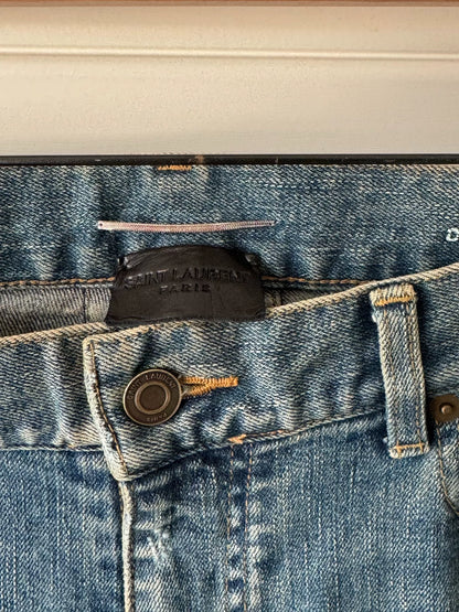 Saint Laurent 15FW Distressed D02 Jeans