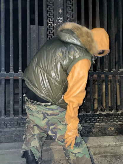 Racer Worldwide Military Green Vest