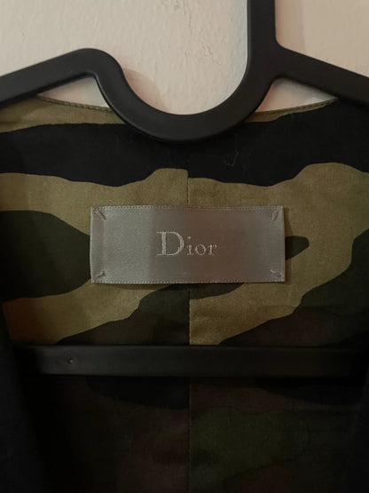 dior wool camouflage vest size 44