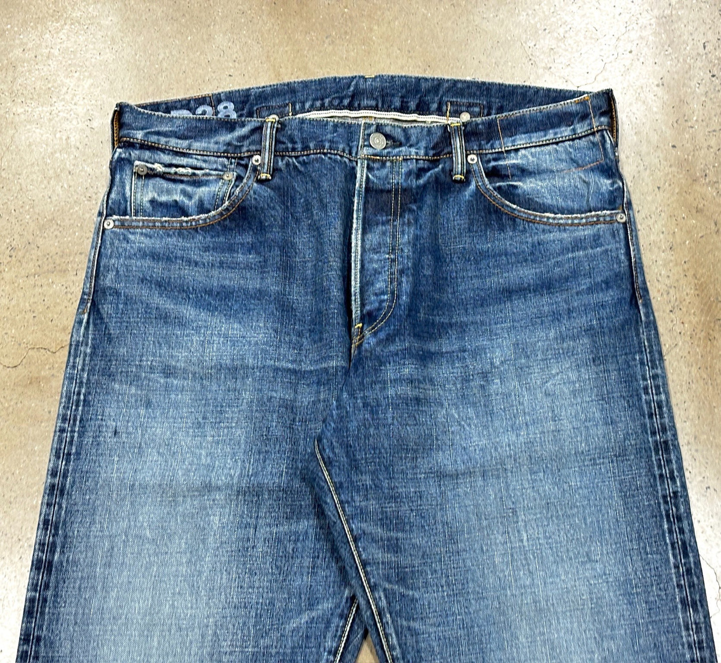Visvim Social Sculpture Damaged Denim Pants
