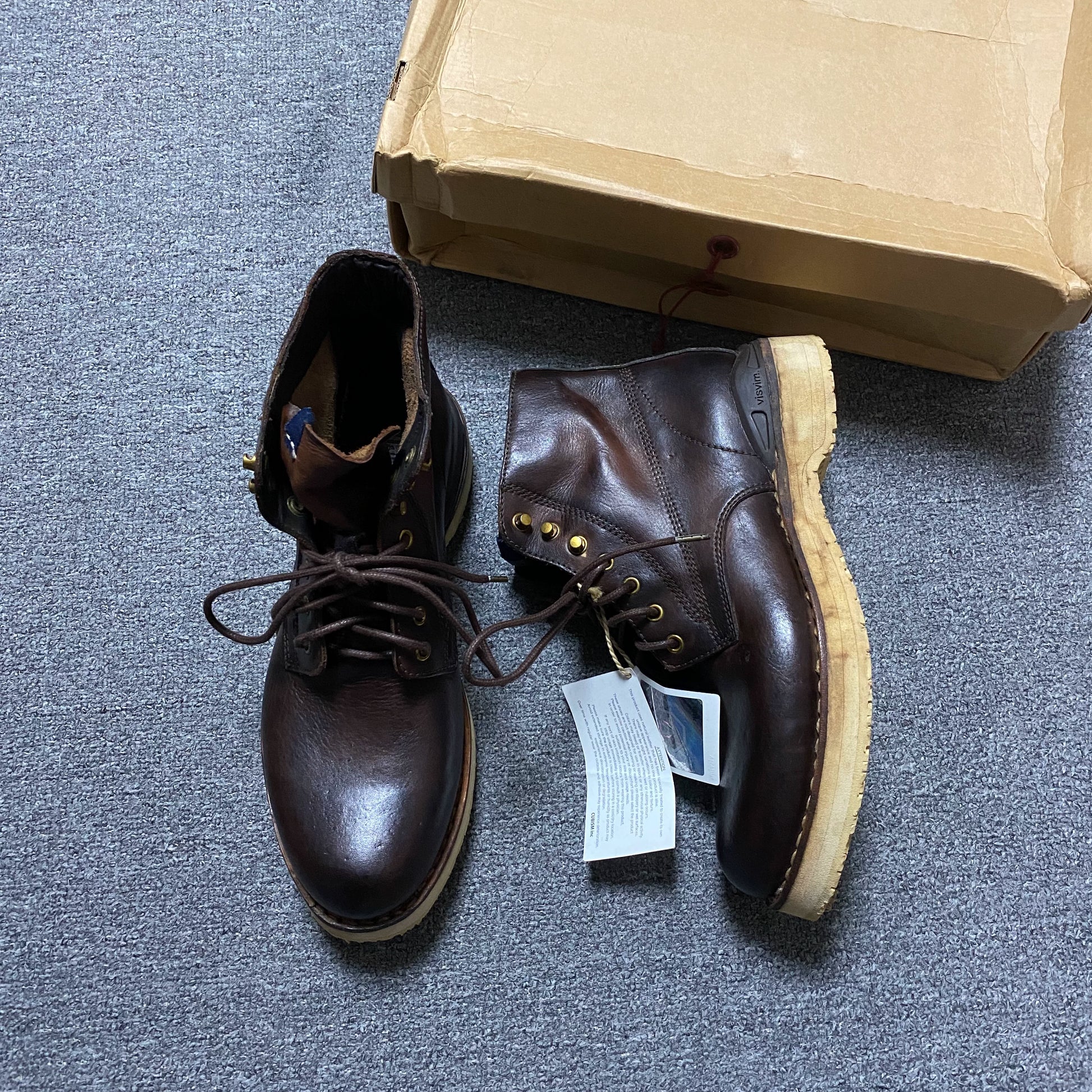 VISVIM 15AW ICT VIRGIL Mud-Dyed Boots