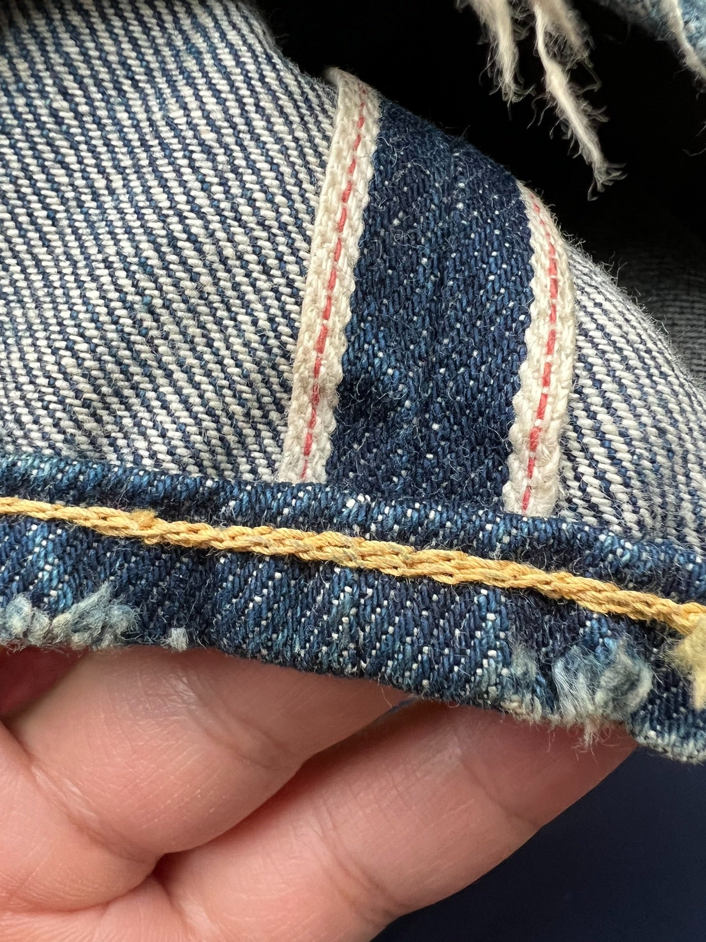 PLEIN FOUR Red Selvedge Japanese Denim Jeans