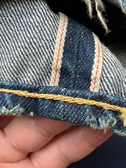 PLEIN FOUR Red Selvedge Japanese Denim Jeans
