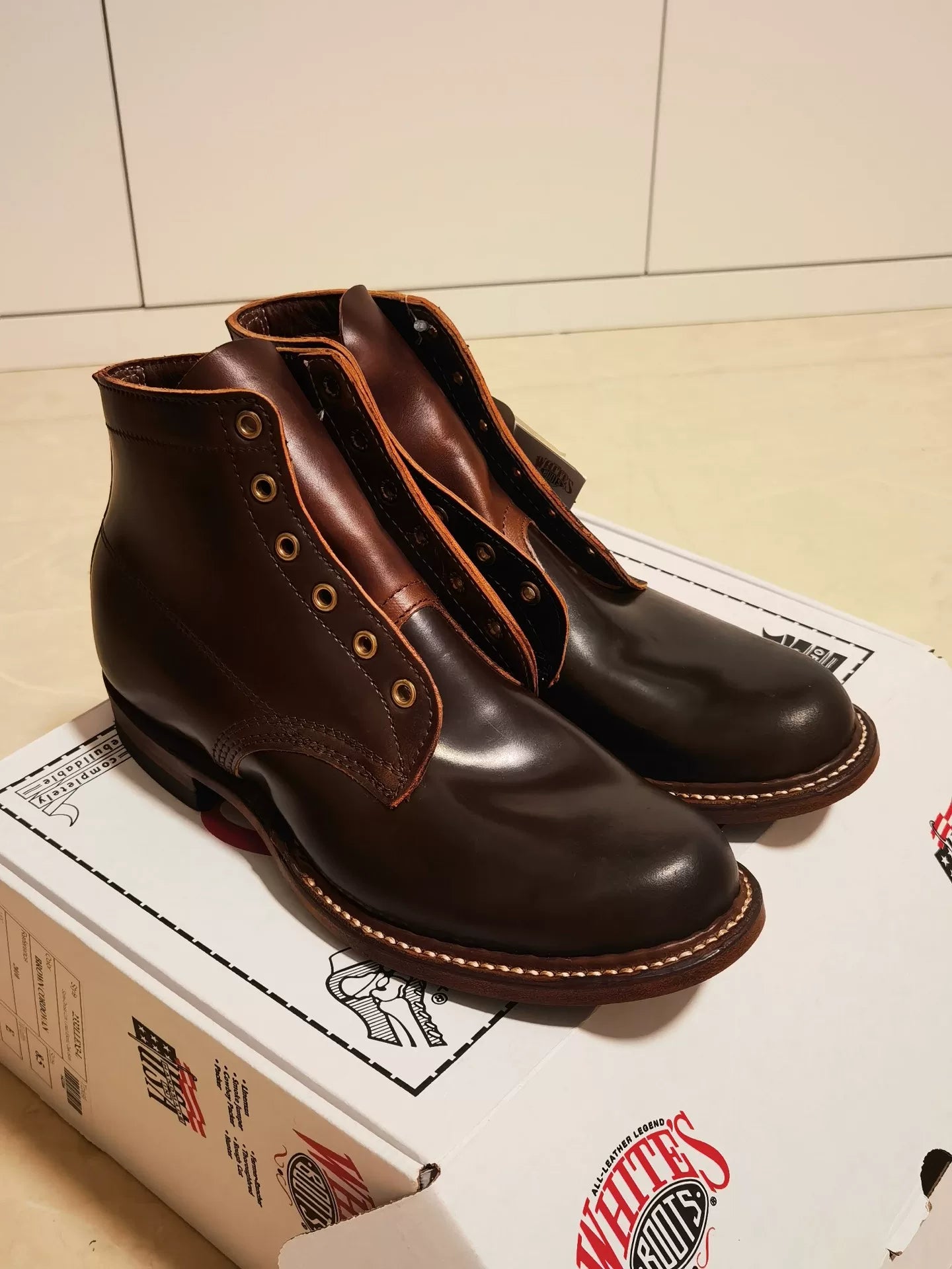 Whites Semi Dress Leather Boots