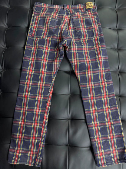 Kapital Red Checkered Gemstone Pants