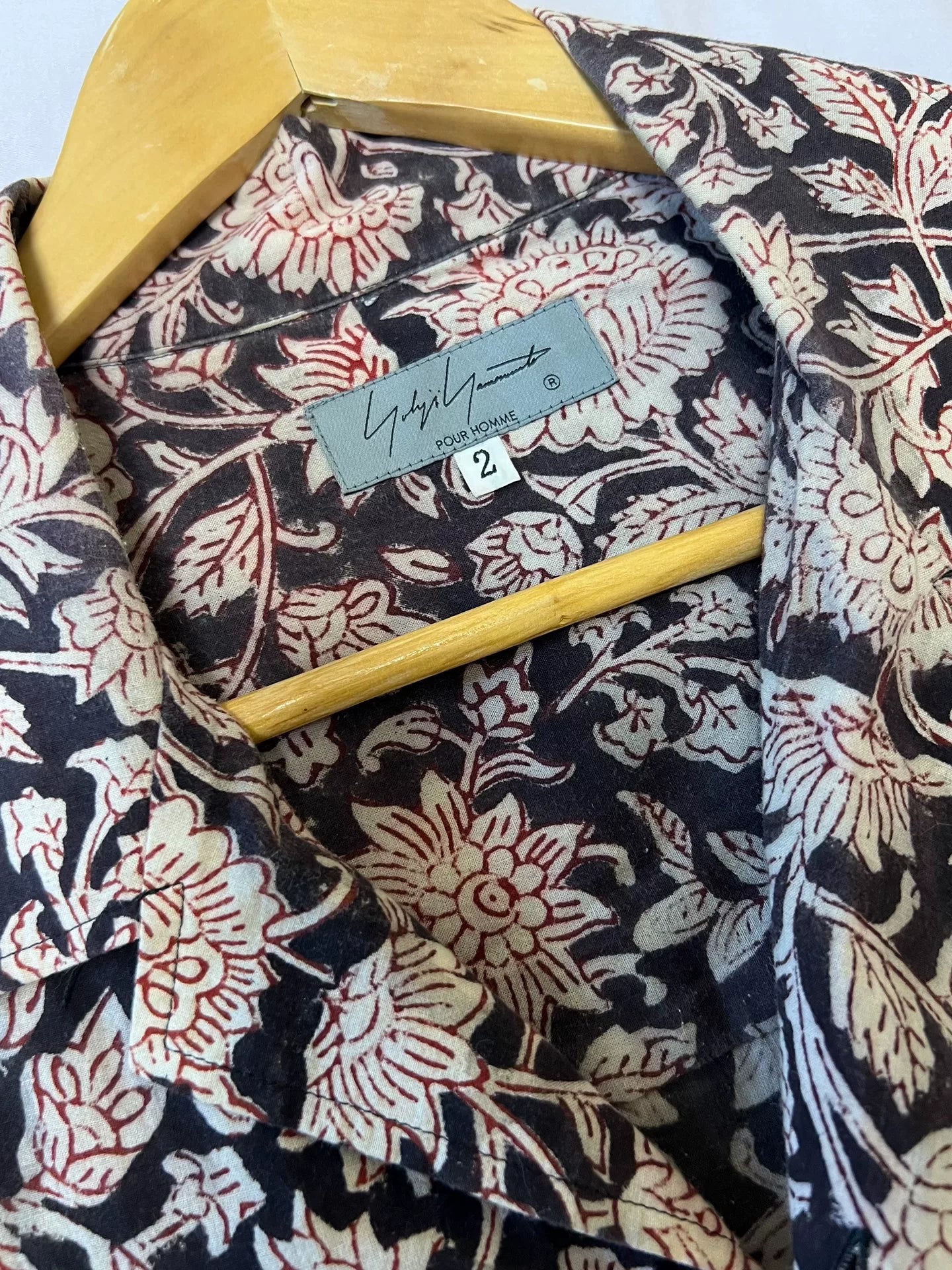 Yohji Yamamoto 22SS All-Over Floral Shirt