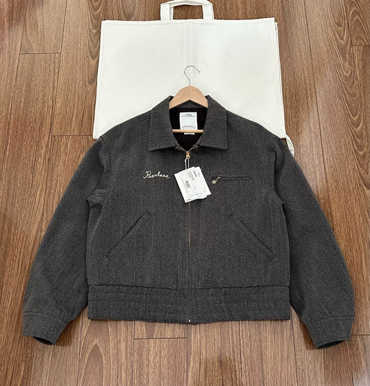 visvim rudy sb blouson jacket charcoal gray