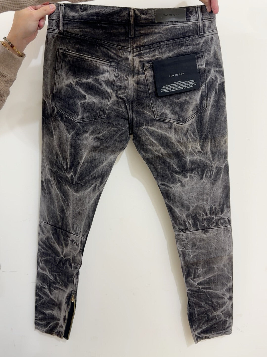 Fear of God Black Wave Denim Pants