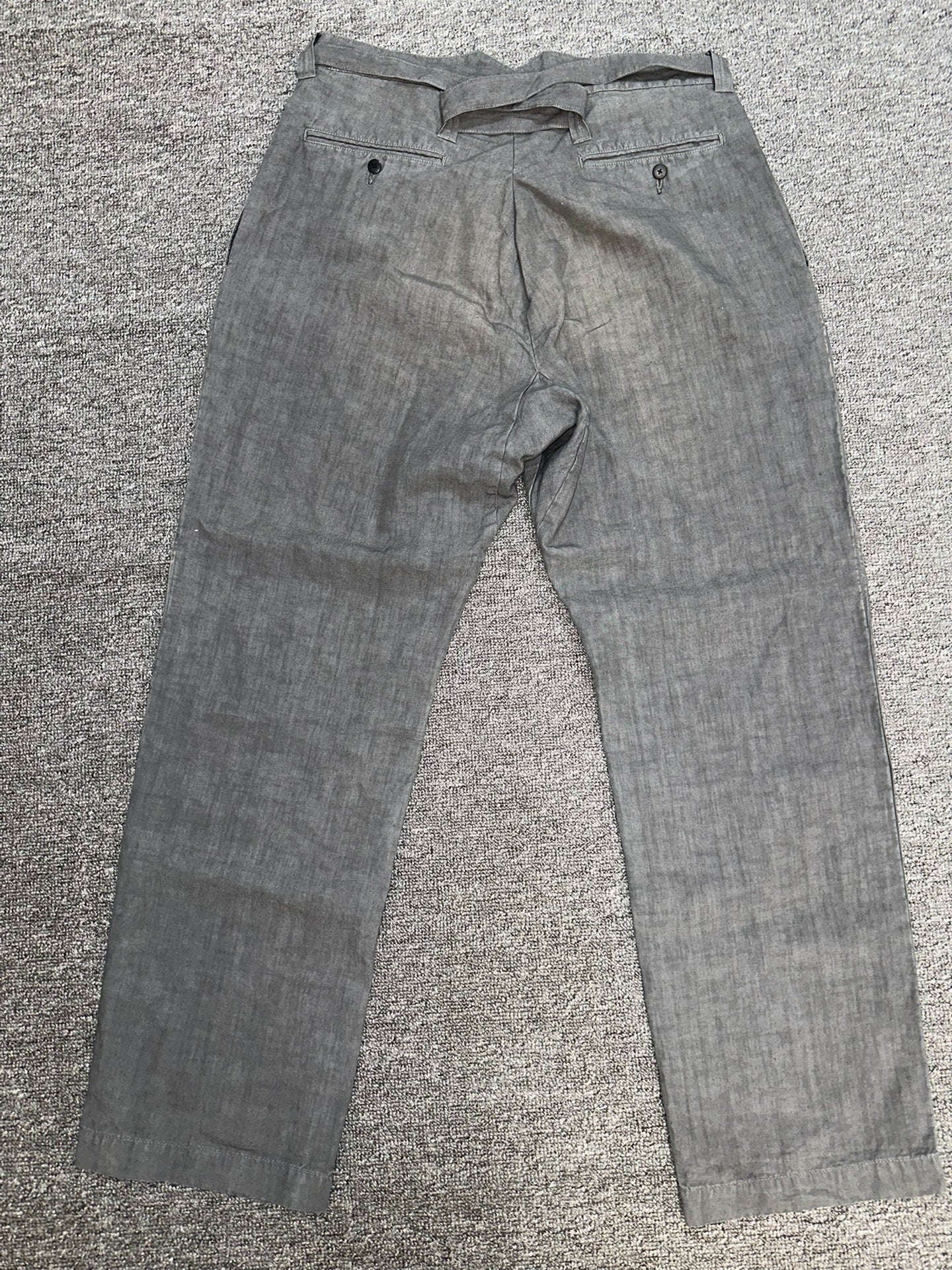 visvim ict Line Hakama Linen Distressed Pants