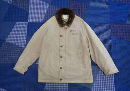 visvim chief deckhand coat beige oversized