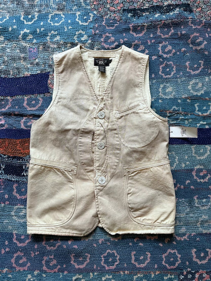 rrl distressed hunting style vest