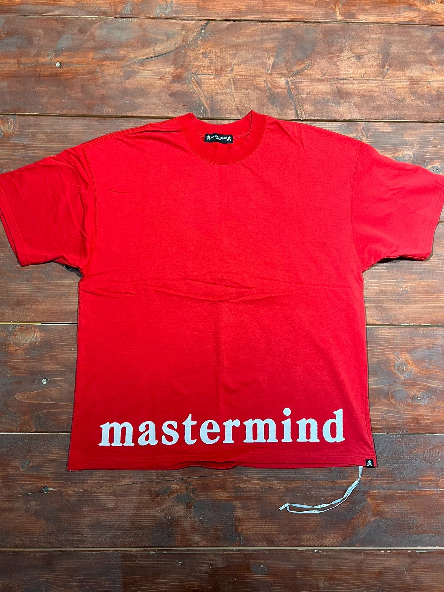 mastermind japan red logo short sleeve shirt