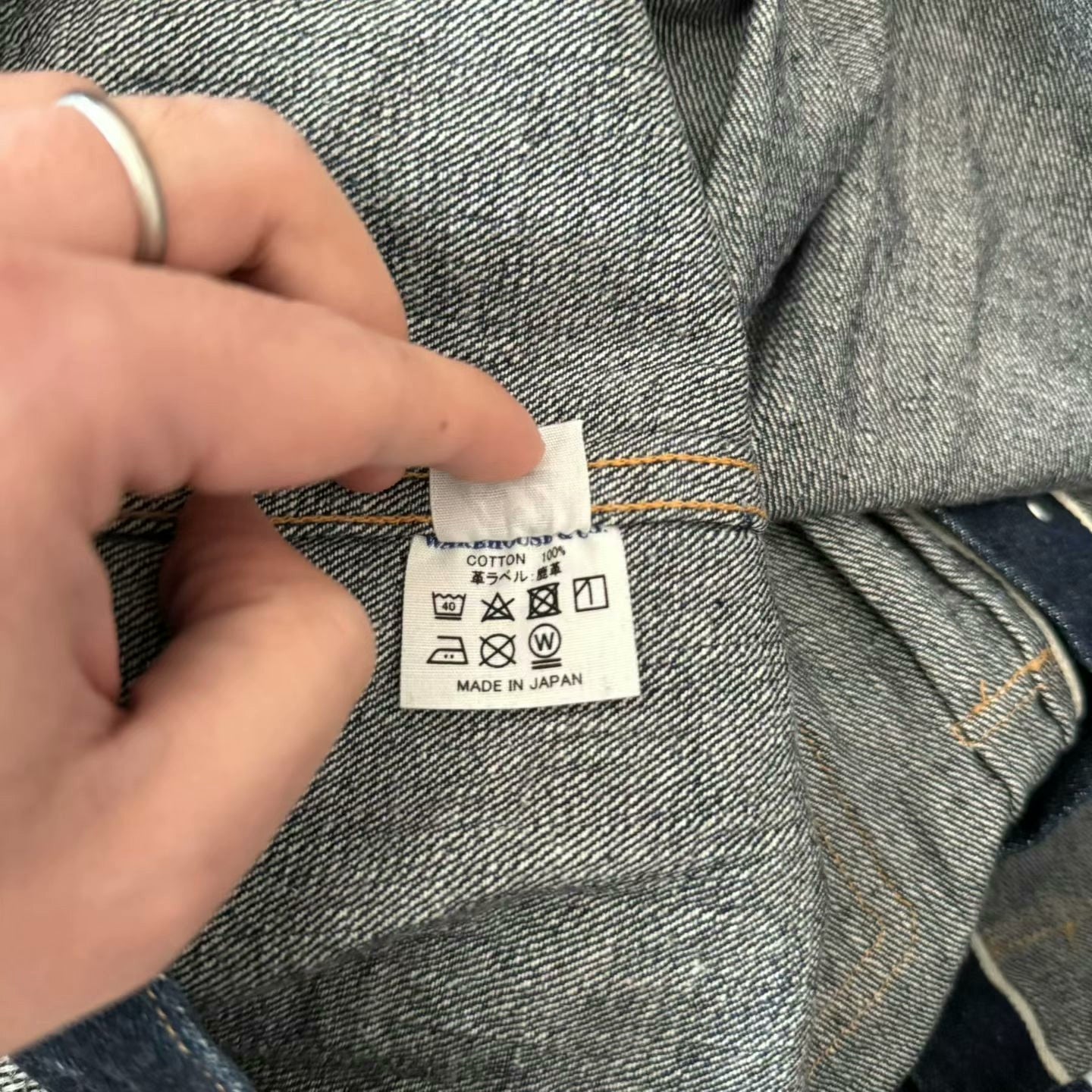 Warehouse 2001xx Natural Dye Denim Jacket