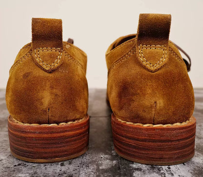 visvim hilts low folk shoes in light brown