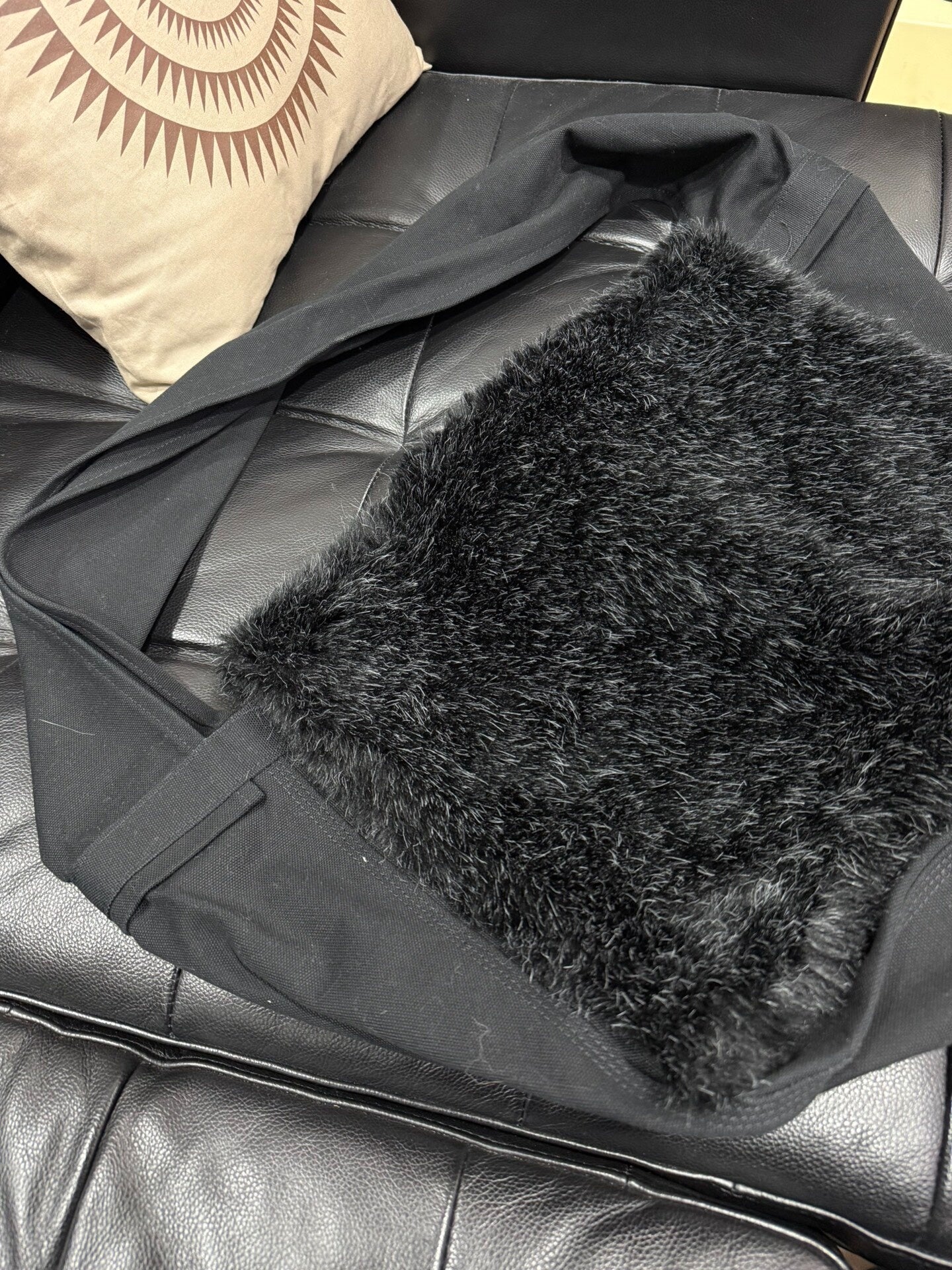 Comme des Garcons Homme Fuzzy Hobo Bag
