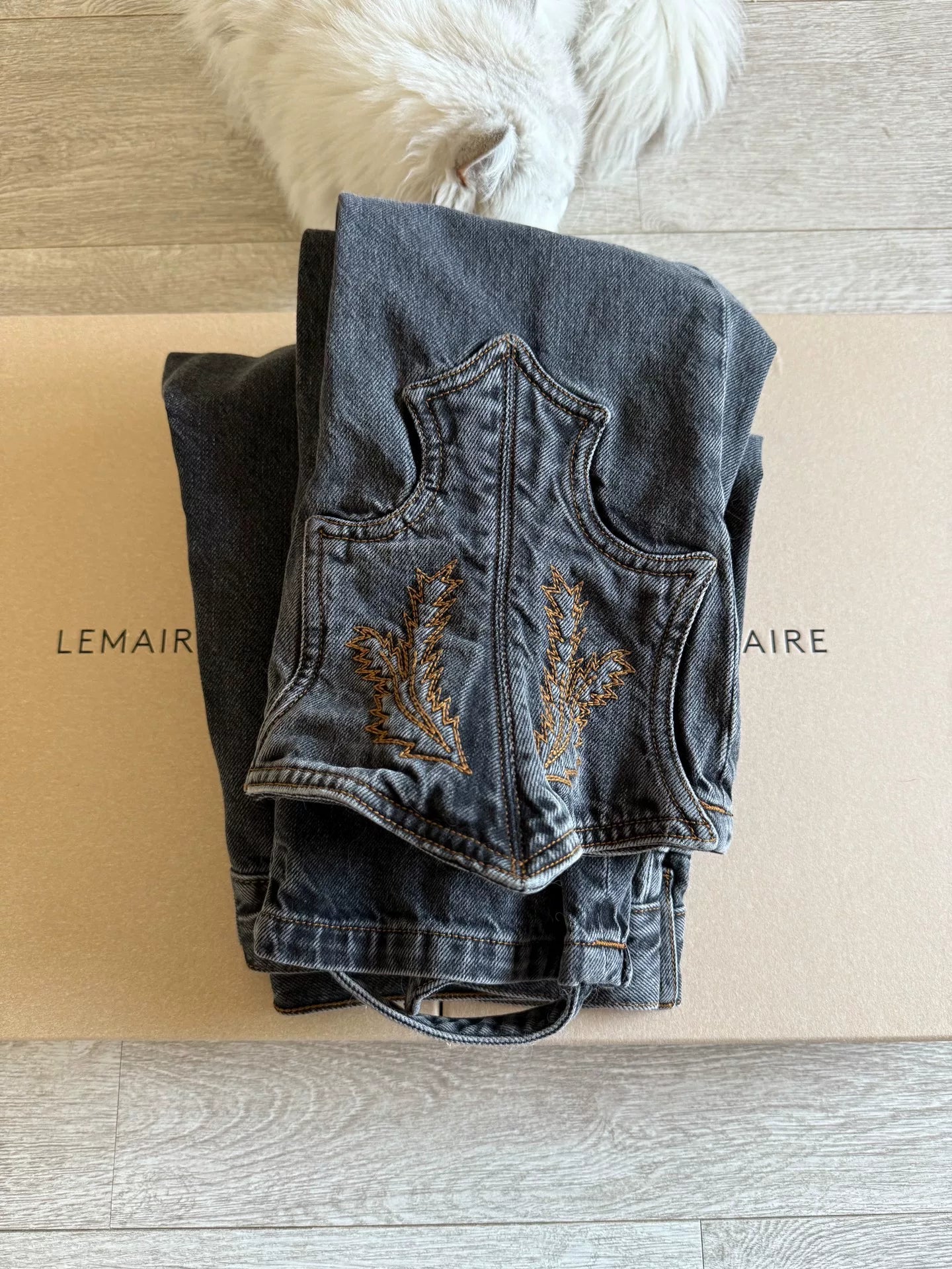 Y/Project Embroidered Western Denim Pants