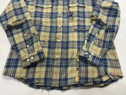 VISVIM 21AW Lumber Check L/S Crash