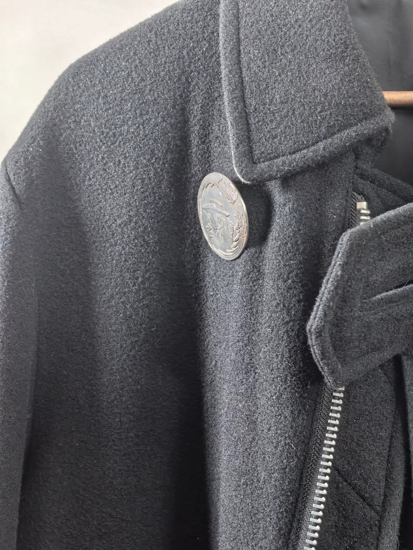 Yohji Yamamoto 19AW Limited Silver Buckle Coat