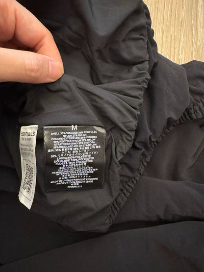 Fear of God Essentials Black Hoodie Jacket