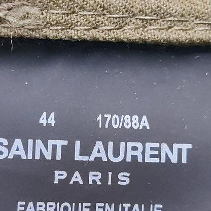Saint Laurent Olive Green Cotton Jacket
