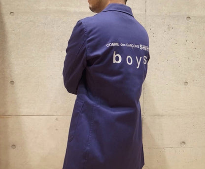 Comme Des Garcons Boys Line Trench Coat