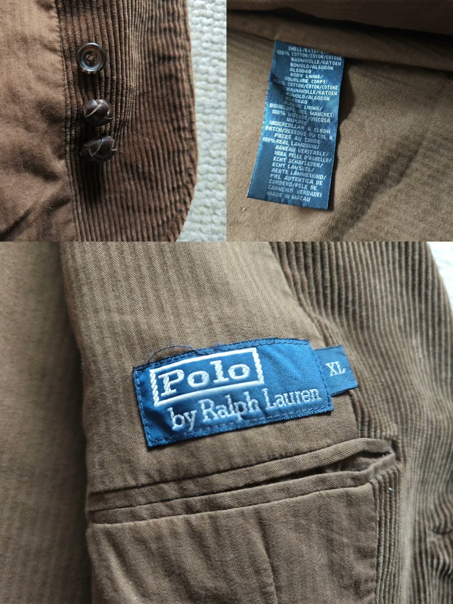 Polo Ralph Lauren Corduroy Blazer Jacket