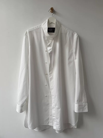 Yohji Yamamoto White Deconstructed Shirt
