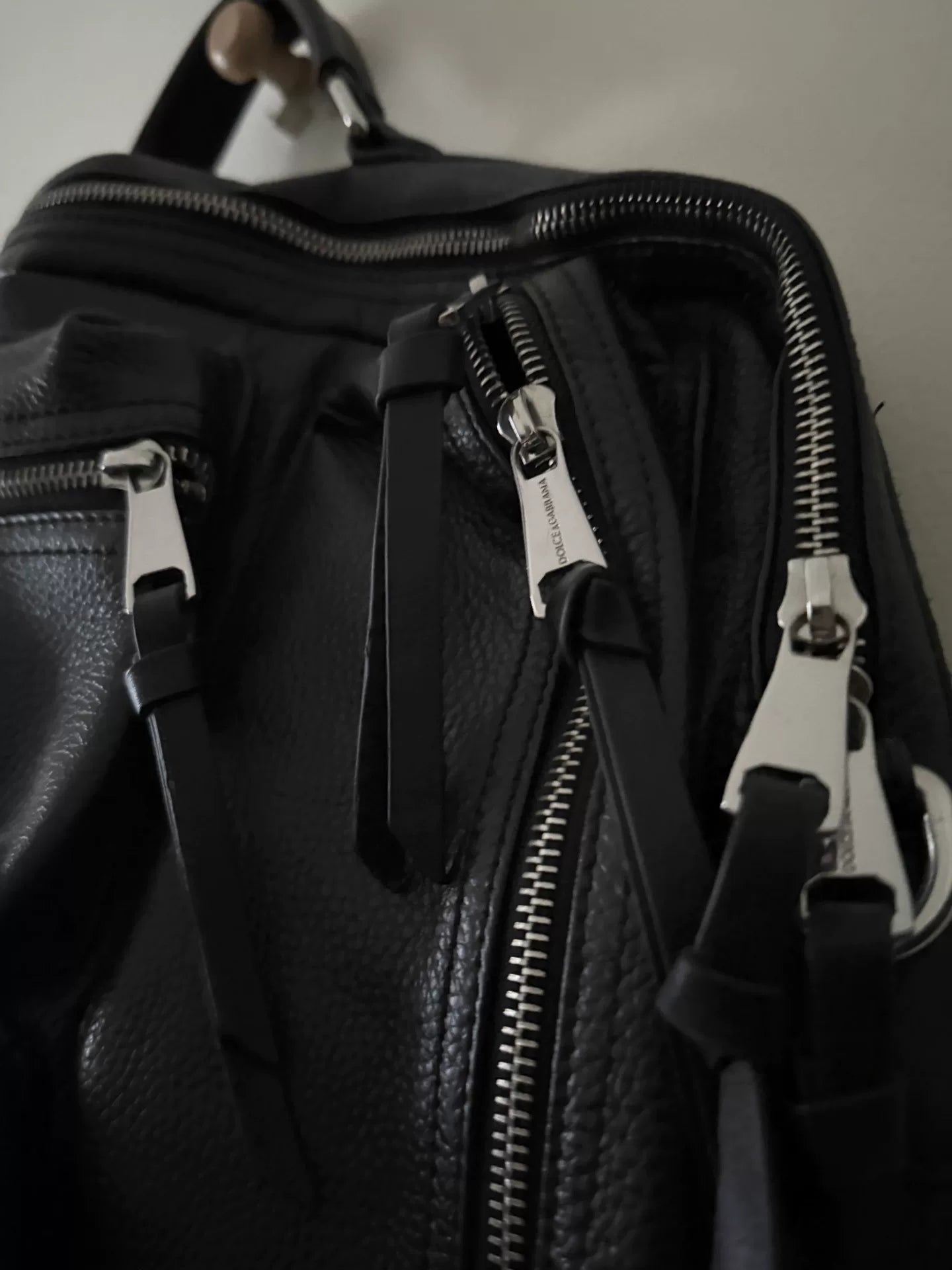 Dolce Gabbana Multi-Zipper Backpack