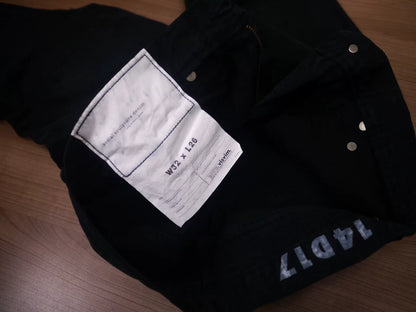 Visvim SOCIAL SCULPTURE D17 Black Jeans