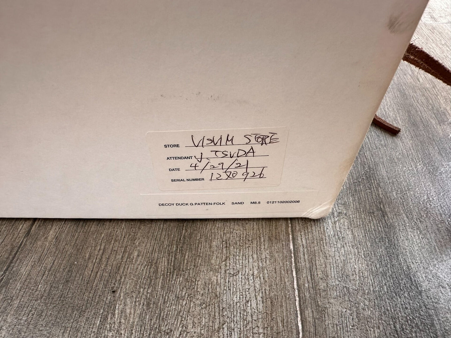 visvim decoy duck boots size 8.5