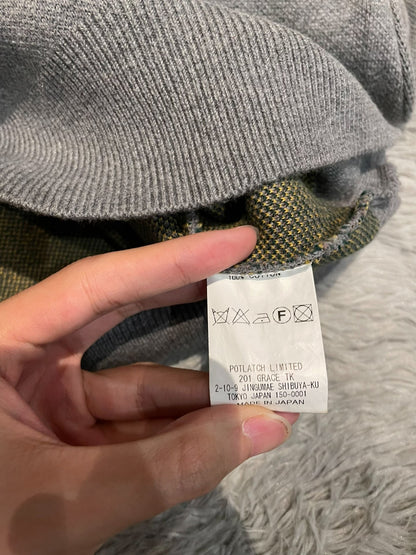 C.E/CAVEMPT Gray Knit Sweater
