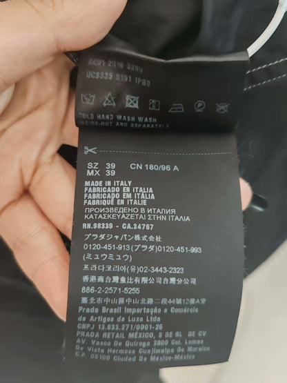 Authentic Prada Logo Short Sleeve Shirt