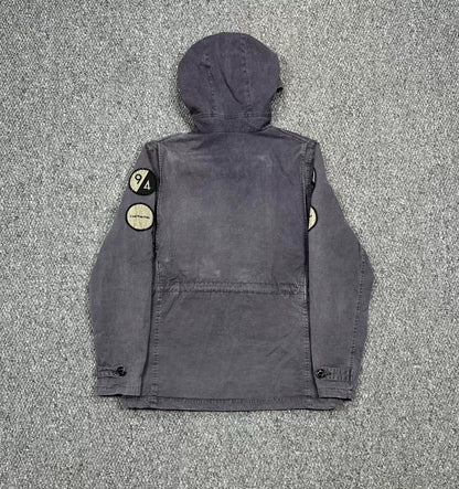 neighborhood 15ss m65 washed hooded jacket