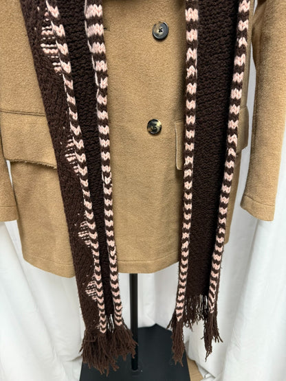 Dries van Noten Wool Fringe Patterned Scarf