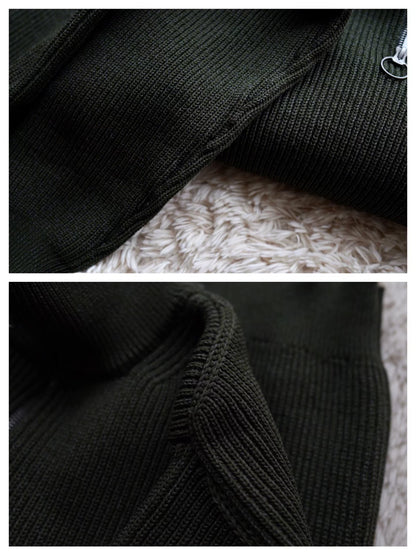 nanamica sujf040 half-zip sweater