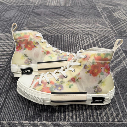 Dior B23 Floral High-Top Sneakers