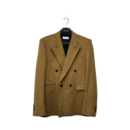 Saint Laurent SLP Double-Breasted Wool Blazer