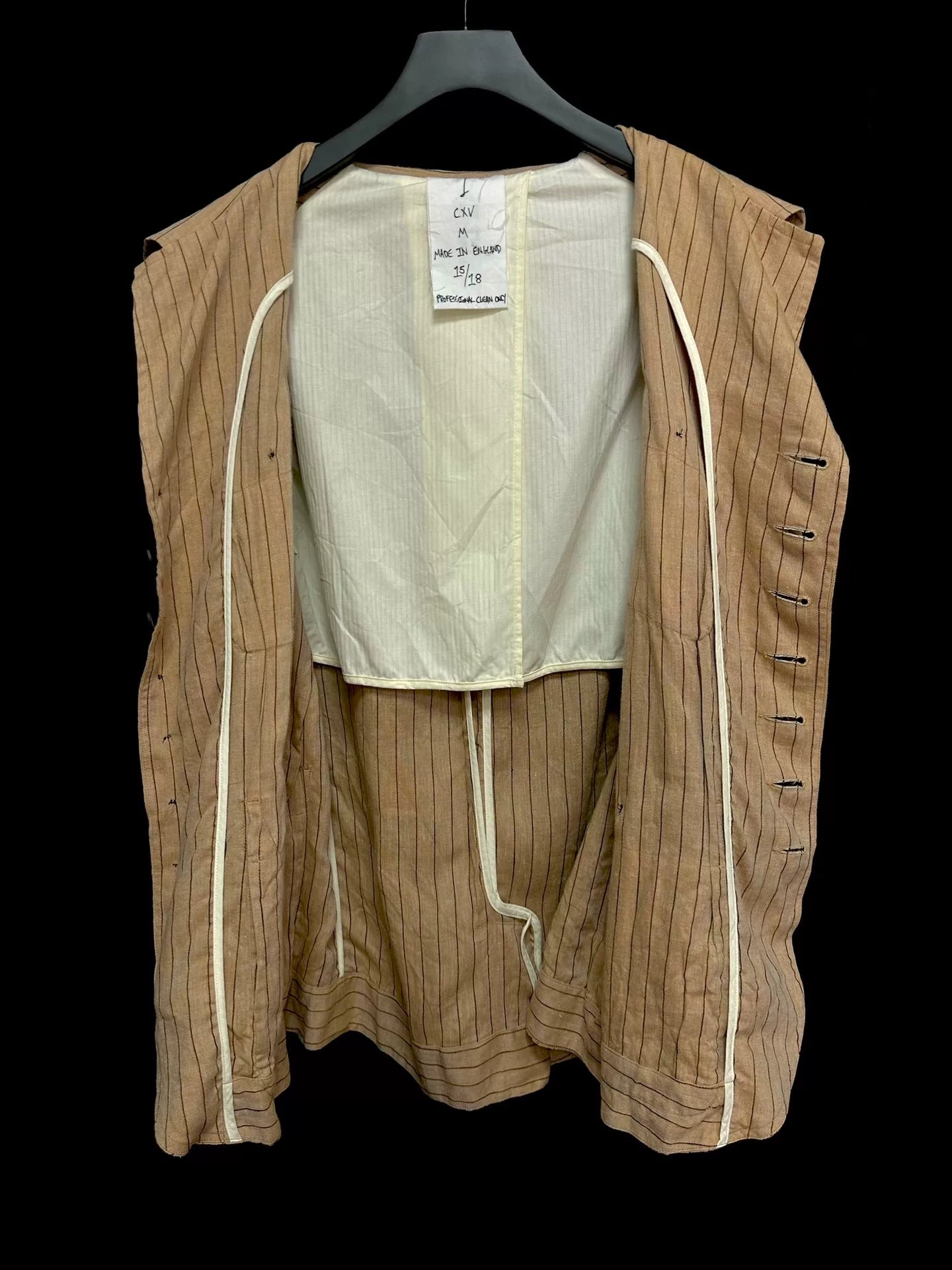 John Alexander Skelton Antique Linen Jacket