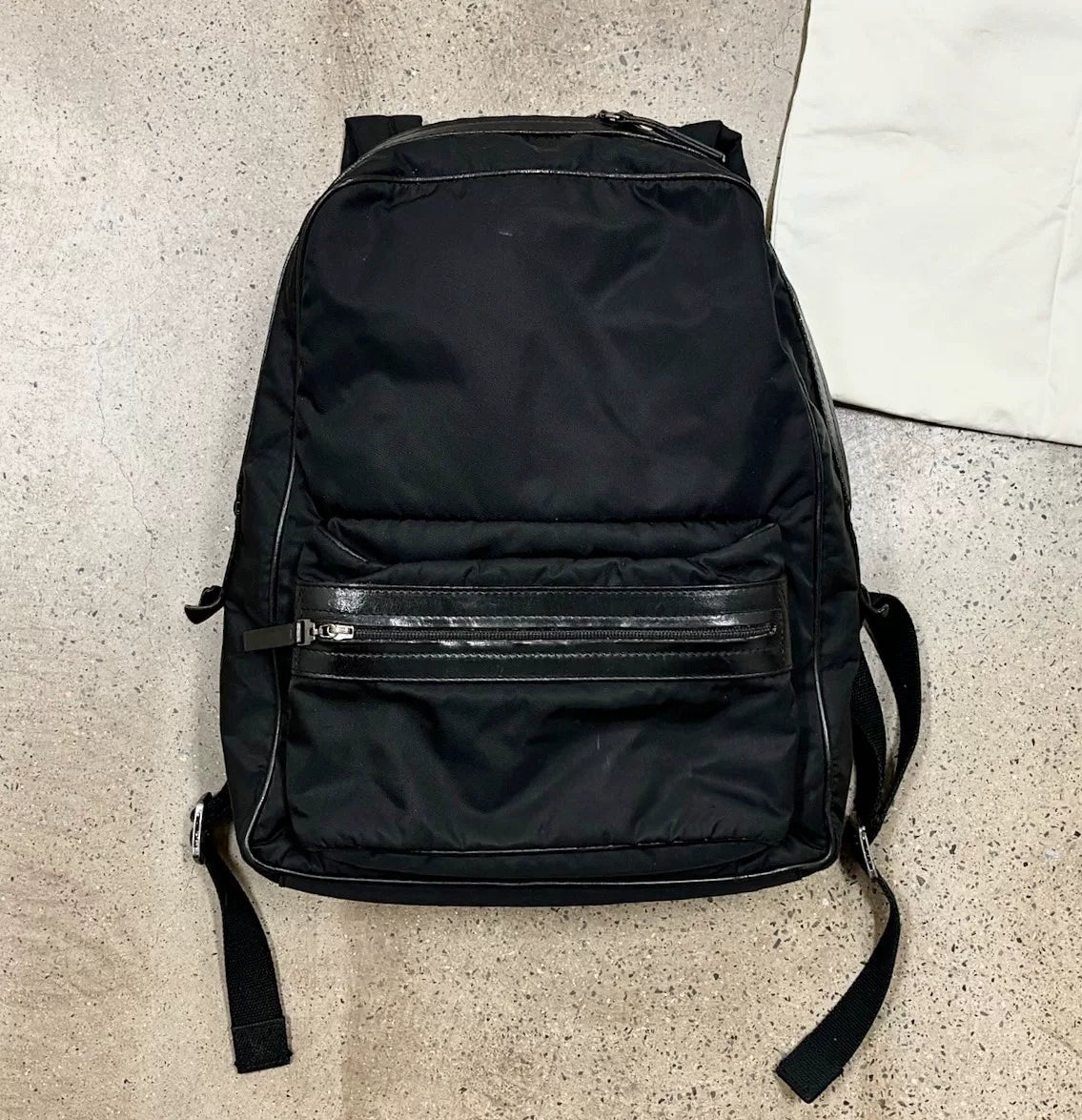 Maison Margiela Leather Parachute Backpack
