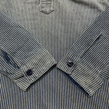 RRL Vintage Stripe Henley Shirt