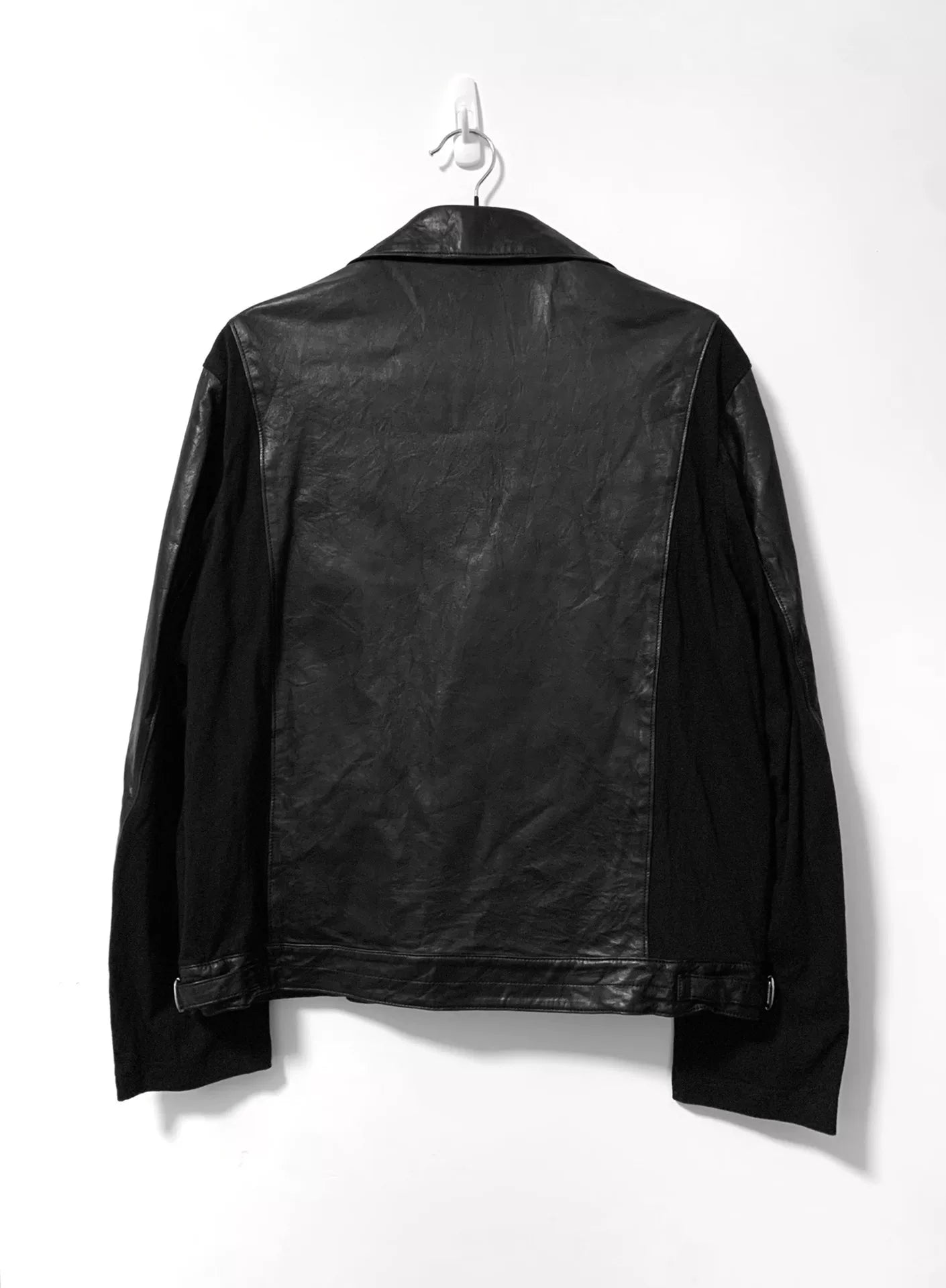 undercovrr Printed Motorcycle Leather Jacket