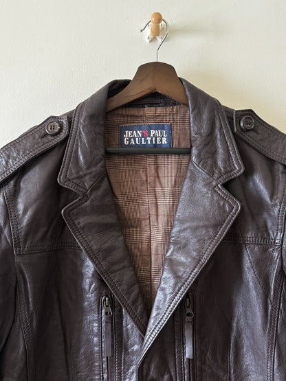 Jean Paul Gaultier 90s Leather Field Jacket