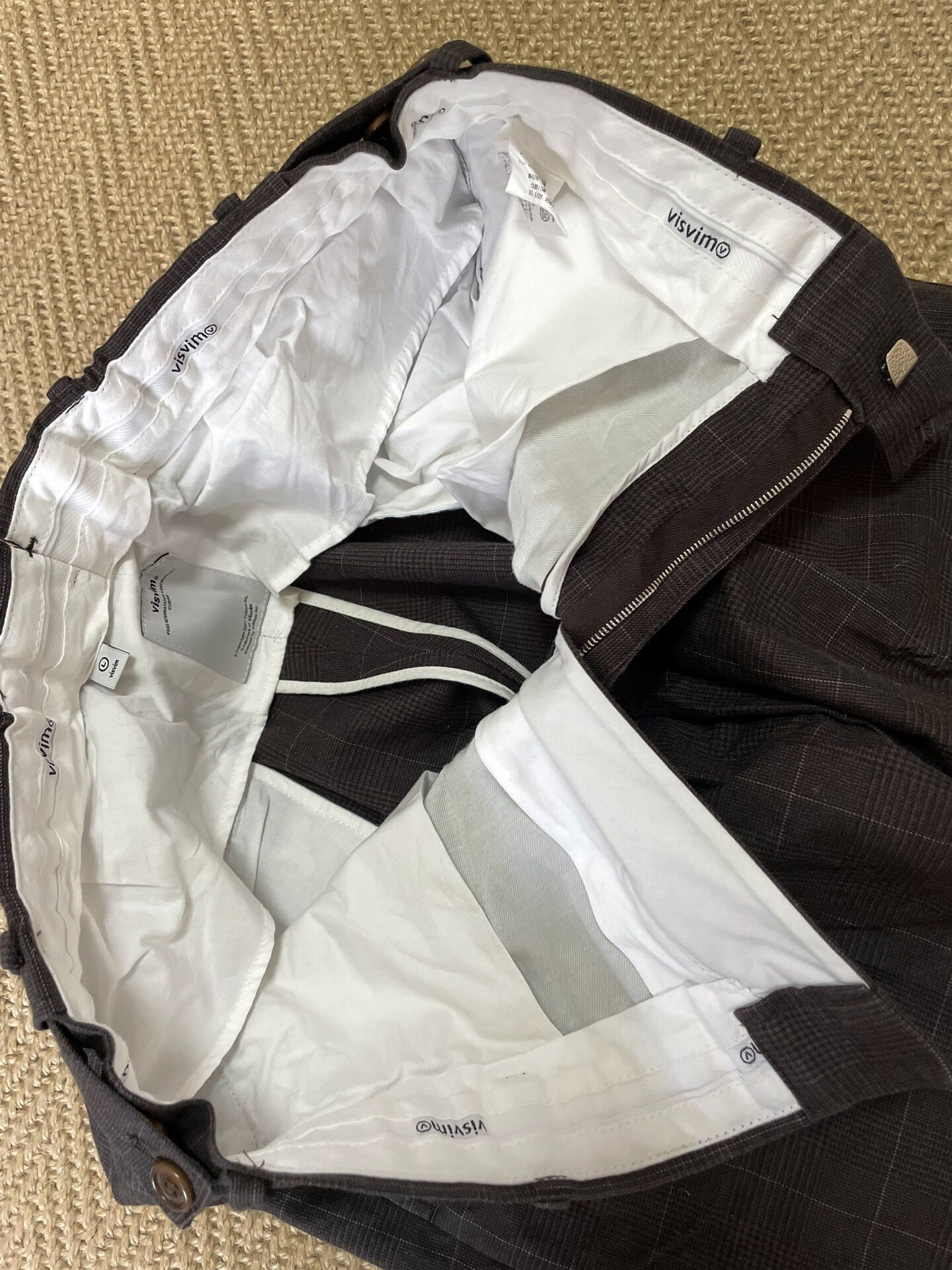 VISVIM High Water Check Slacks